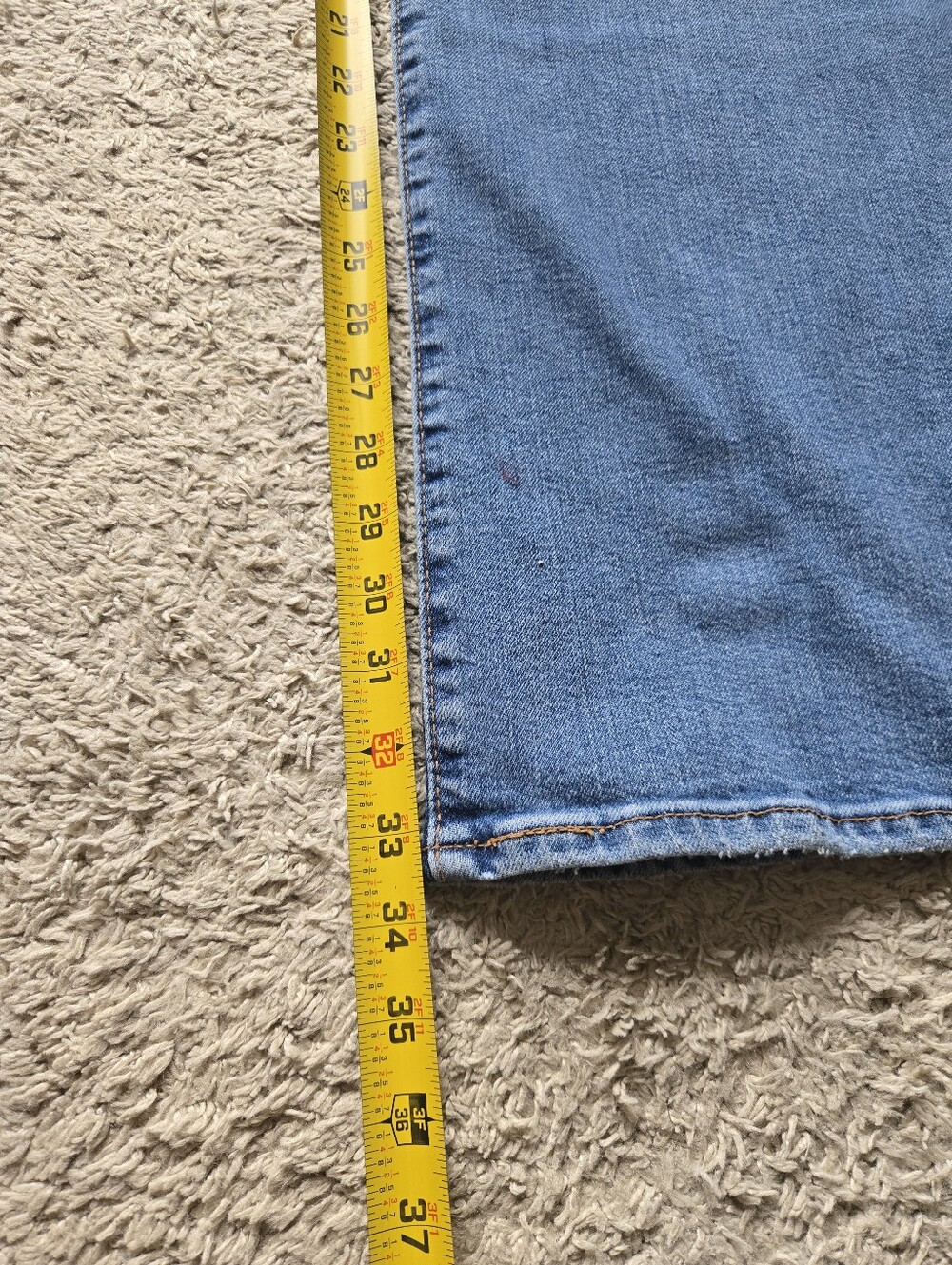 Levis Ribcage Bell Jeans Womens 28 Blue High Rise Flare - Picture 7 of 10